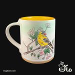 خرید و قیمت لیوان ماگ سرامیکی طرح پرنده زرد نیم لیتری با بهترین قیمت و ارسال به سراسر ایران